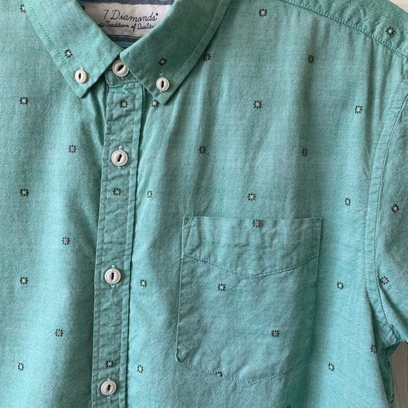 Nordstrom Men’s Short Sleeve Button Down Shirt - Picture 2 of 7